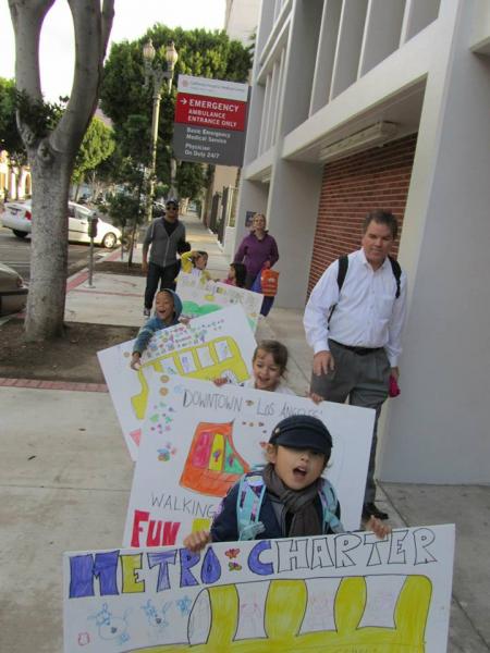 Metro students on a field trip. (Photo courtesy of Metro Charter)