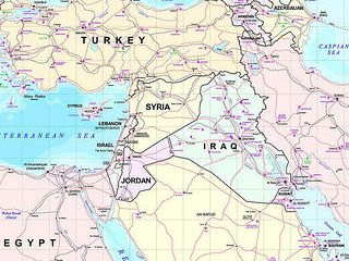 (Map of middle east/Flickr, CC) (Map of middle east/Flickr, CC)