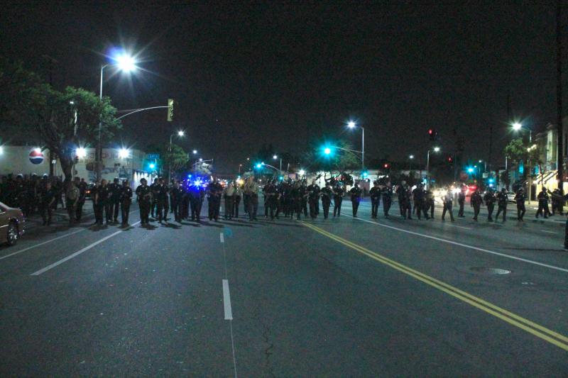 The LAPD were responding to a party hosted by people of color. (Rikiesha Pierce) The LAPD were responding to a party hosted by people of color. (Rikiesha Pierce)