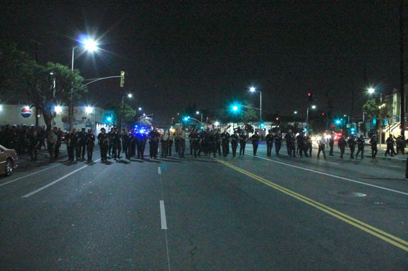 The LAPD were responding to a party hosted by people of color. (Rikiesha Pierce)