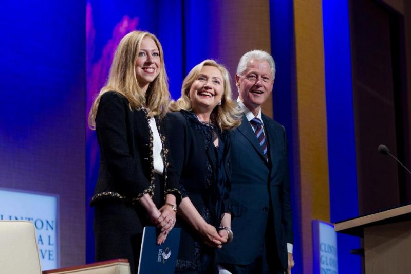 The Clintons are officially grandparents (Facebook.com/ChelseaClinton)