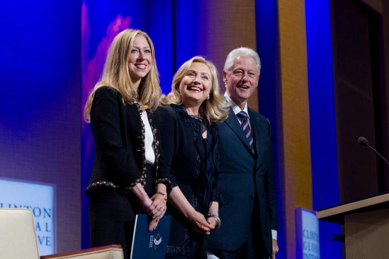 The Clintons are officially grandparents (Facebook.com/ChelseaClinton) The Clintons are officially grandparents (Facebook.com/ChelseaClinton)