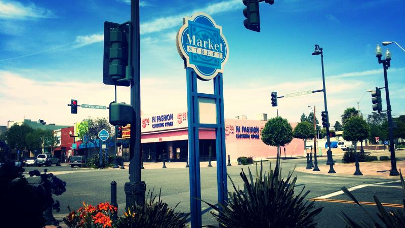 Inglewood's Market Street (Olivia Niland/Neon Tommy)