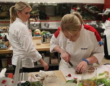Meghan Gill on "Hell's Kitchen" (FOX).