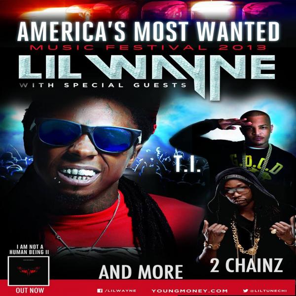 The "America's Most Wanted" tour ended on September 1st (Young Money).