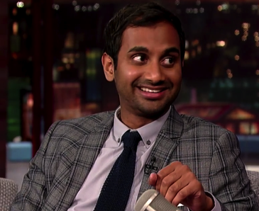 Would you recognize Aziz Ansari in public? (Twitter/@Cosmopolitan)