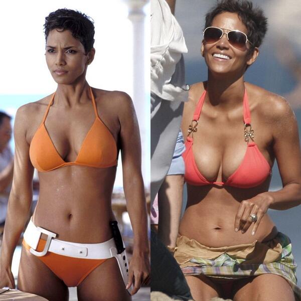 Halle Berry has been rocking a stellar bod for years (Twitter/@ginnnybaby). Halle Berry has been rocking a stellar bod for years (Twitter/@ginnnybaby).