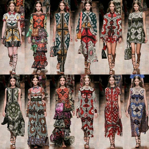 Color and prints are fashionable year-round for Valentino (Twitter/@SandyHoyos8).