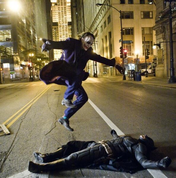 Heath Ledger as the Joker was a large component to the success of "The Dark Knight" (Warner Brothers).