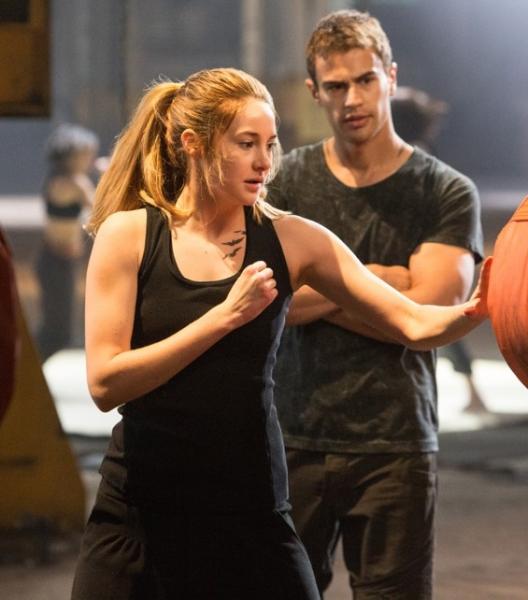 As a new member of Dauntless, Tris begins her training under the wing of Four (Lionsgate).