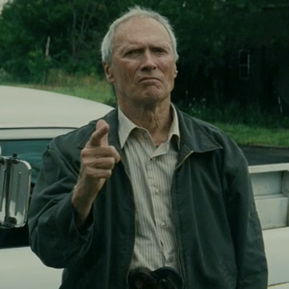 Clint Eastwood in "Gran Torino" (Warner Bros.)