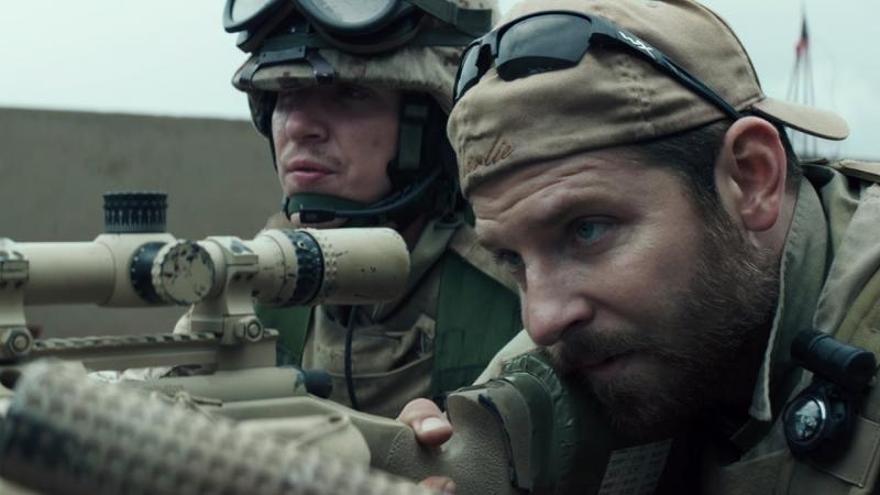 Bradley Cooper as Chris Kyle in "American Sniper" (Warner Bros).