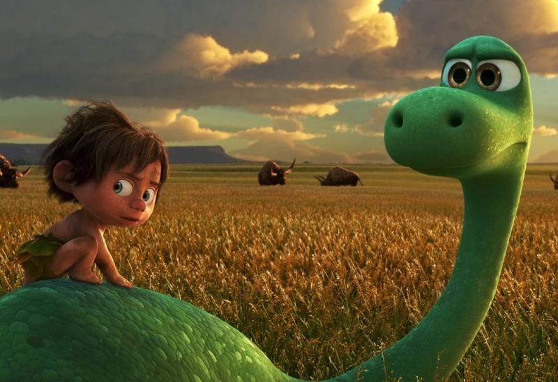 Arlo and his pesky new human friend (Pixar). Arlo and his pesky new human friend (Pixar).