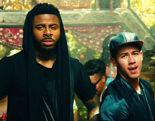 Sage the Gemini and Nick Jonas in "Good Thing" (VEVO).