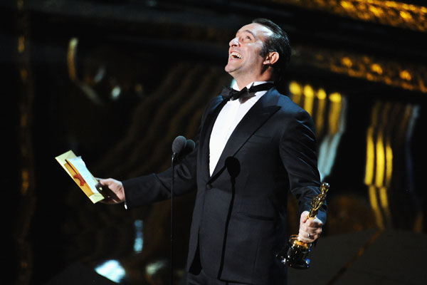 Jean Dujardin at the 2012 Academy Awards (Tumblr)