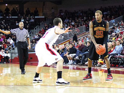 J.T. Terrell in early-season action (Danny Lee/Neon Tommy)