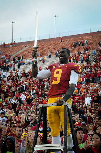 Marqise Lee may have had his Heisman moment on Saturday (Jerry Ting/NT)
