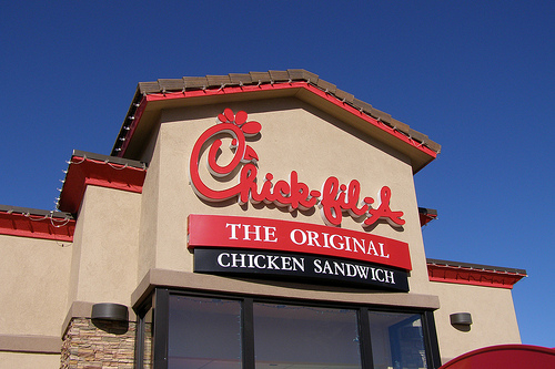 Select Chick-fil-A restaurants are giving away free breakfasts with online reservations for this week only (StockMonkeys.com / Creative Commons).