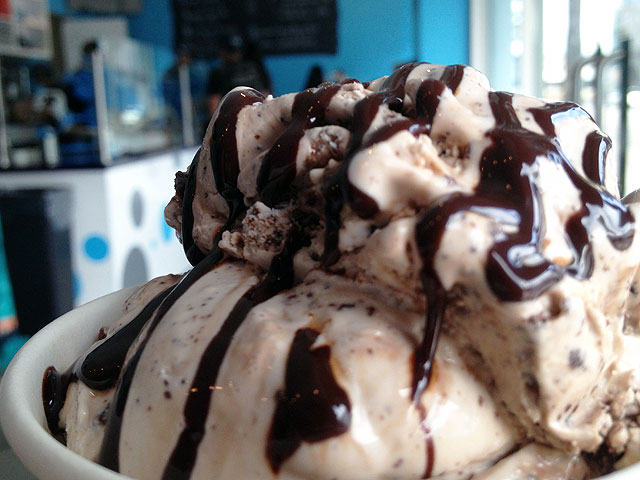 Ice-Cream Lab was L.A.’s first store to showcase ice cream made with liquid nitrogen (Kelli Shiroma / Neon Tommy).