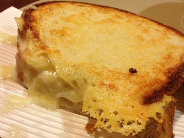 This Fontina grilled cheese is savory and delightful (Kelli Shiroma / Neon Tommy).