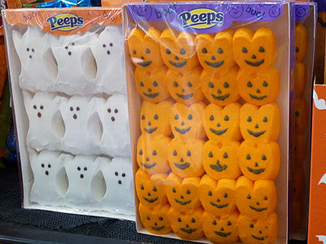 Gear up for Halloween with marshmallow Peeps (Mike Licht, NotionsCapital.com / Flickr). Gear up for Halloween with marshmallow Peeps (Mike Licht, NotionsCapital.com / Flickr).