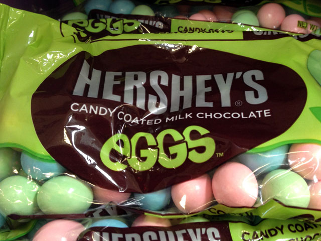 Hershey’s Eggs are just one of many seasonally shaped chocolates available for Easter (Kelli Shiroma / Neon Tommy). Hershey’s Eggs are just one of many seasonally shaped chocolates available for Easter (Kelli Shiroma / Neon Tommy).
