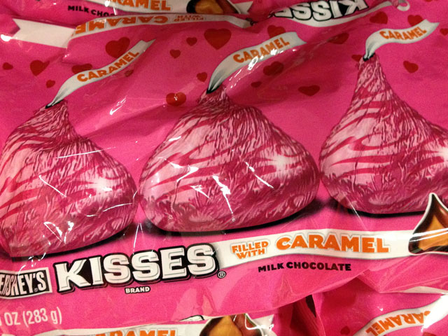 Hershey’s has some new flavors just in time for Valentine’s Day (Kelli Shiroma / Neon Tommy). 