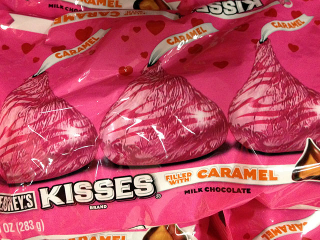 Hershey’s has some new flavors just in time for Valentine’s Day (Kelli Shiroma / Neon Tommy). Hershey’s has some new flavors just in time for Valentine’s Day (Kelli Shiroma / Neon Tommy).