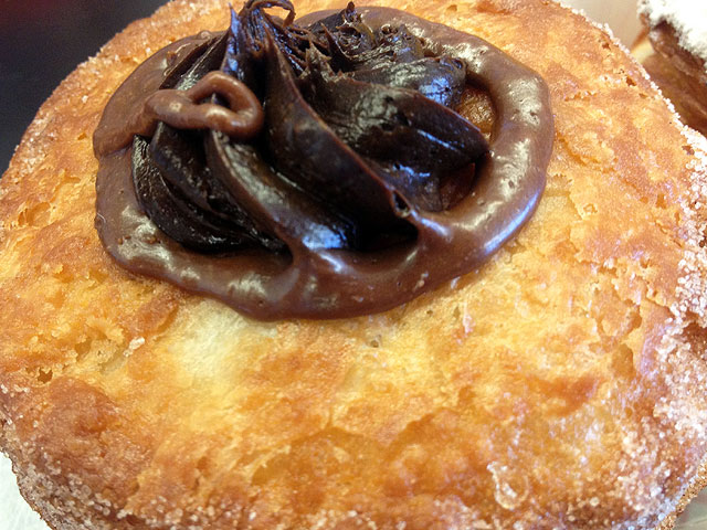 “Ryan’s Secret O-Nut” features a decadent medley of chocolate, peanut butter and Nutella (Kelli Shiroma / Neon Tommy).