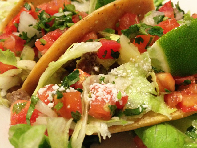 The "Steak Tacos" were a hit among diners (Kelli Shiroma / Neon Tommy).