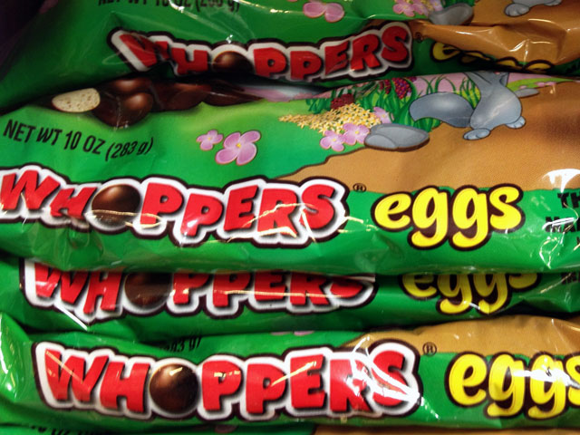 These egg-shaped candies are perfectly festive and can easily fit in an Easter goodie bag (Kelli Shiroma / Neon Tommy). These egg-shaped candies are perfectly festive and can easily fit in an Easter goodie bag (Kelli Shiroma / Neon Tommy).