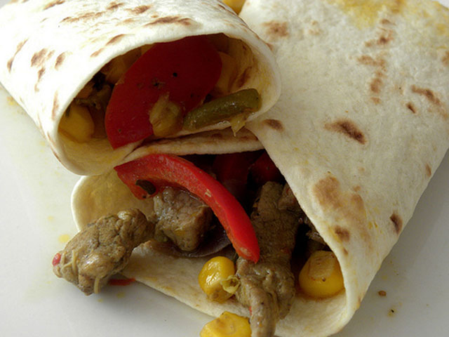 Veggie- and protein-filled wraps will help you power through your day (roolrool / Creative Commons).