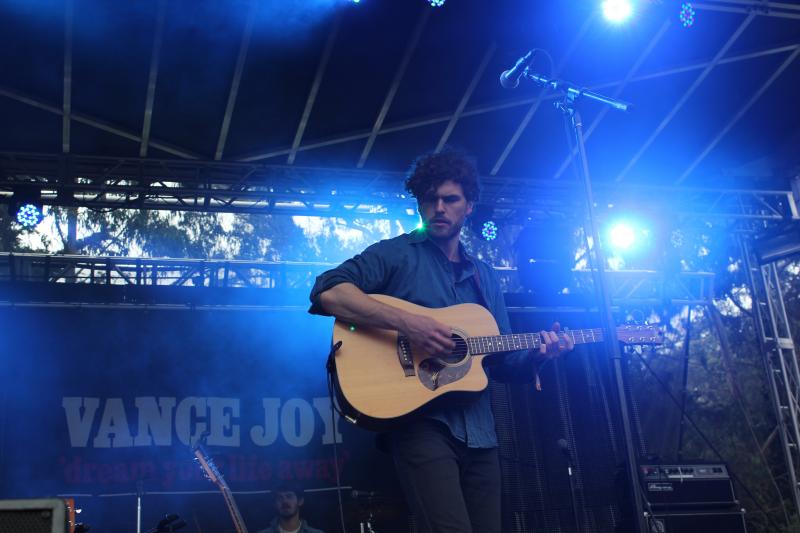 Joy at Outside Lands (Jillian Morabito/Neon Tommy)