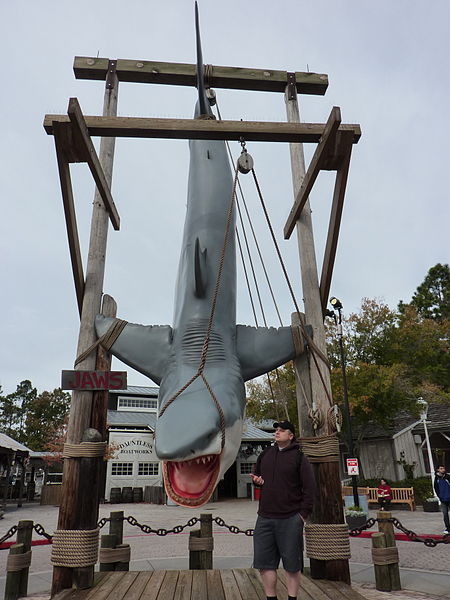 Jaws at Universal Studios (via Wikimedia)