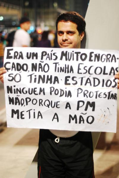 Brazil is in no shape to host the World Cup when people fear exiting a bank in the afternoon. (Beraldo Leal, Creative Commons) Brazil is in no shape to host the World Cup when people fear exiting a bank in the afternoon. (Beraldo Leal, Creative Commons)