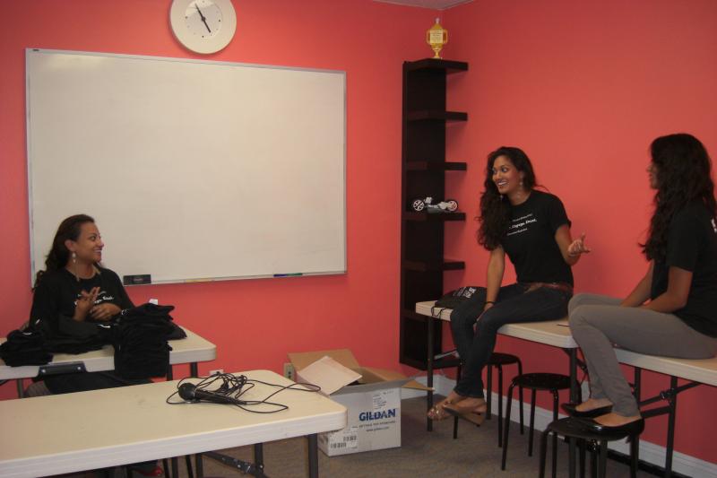 STEM Center USA Founders (Left to Right) Katherina Jawaharlal, Melissa Jawaharlal, Lavanya Jawaharlal