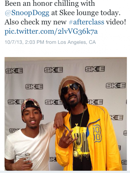 @RealJaimar and @SnoopDogg in the #SkeeLodge @RealJaimar and @SnoopDogg in the #SkeeLodge