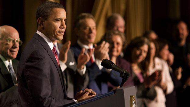 President Obama at the annual Prayer Breakfast