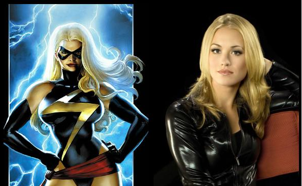 Ms. Marvel compared with Yvonne Strahovksi, (Tumblr)