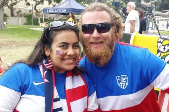 Vince and Raquel have been together since 2006 and soccer has been a big part of their life from day one. (Taiu Kunimoto)