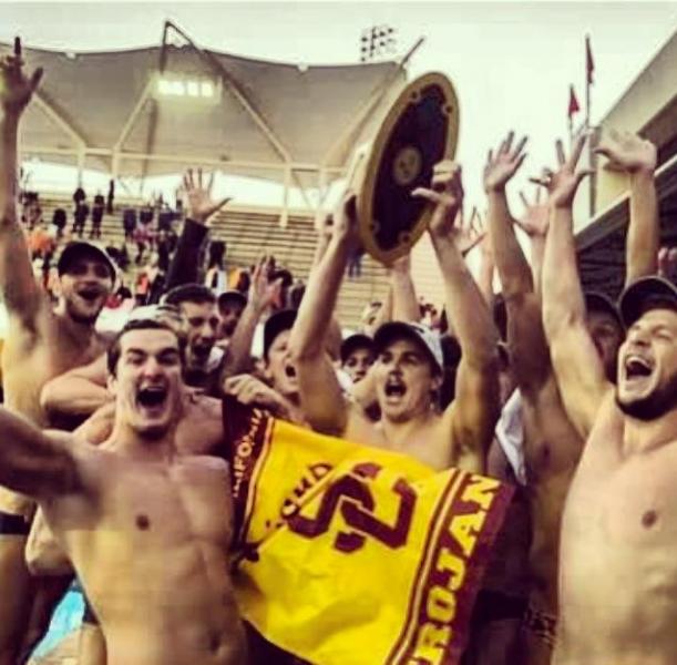 Trojans celebrate their record breaking 6-Peat. (Facebook) Trojans celebrate their record breaking 6-Peat. (Facebook)