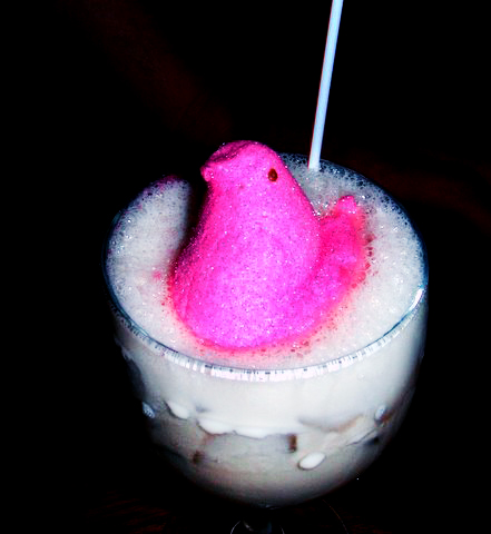 There are a variety of different ways to incorporate Peeps into your Easter themed drinks (Barbara L. Hanson / Flickr Creative Commons). There are a variety of different ways to incorporate Peeps into your Easter themed drinks (Barbara L. Hanson / Flickr Creative Commons).
