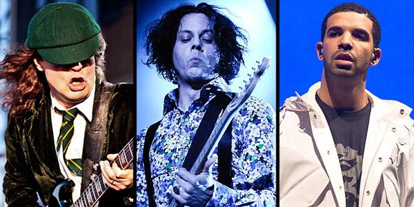 AC/DC, Jack White, and Drake will headline this year's festival. (@peoplemag / Twitter)