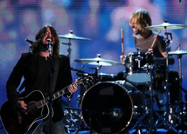 Dave Grohl's accidental EDM diss during the Foo Fighters' win for Best Rock Performance caused a lot of controversy 2 years ago. (Twitpic)