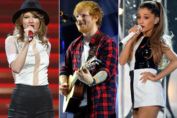 This year's lineup features superstar artists like Taylor Swift, Ed Sheeran, and Ariana Grande. (@OnAirWithRyan / Twitter) This year's lineup features superstar artists like Taylor Swift, Ed Sheeran, and Ariana Grande. (@OnAirWithRyan / Twitter)