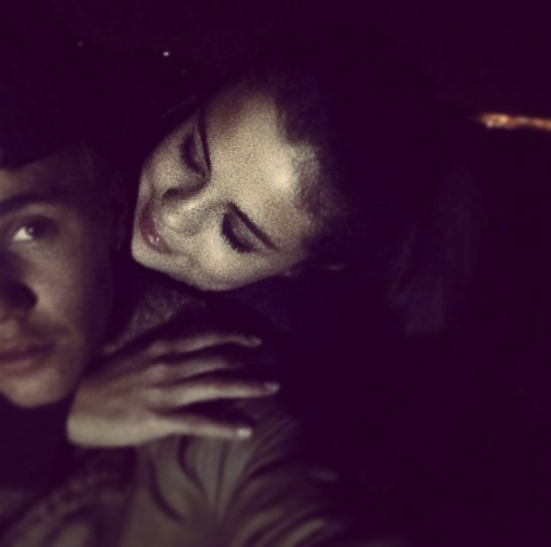 Selena Gomez and Justin Bieber pose for a picture that Bieber posted in early January before she reportedly went to rehab. (via Instagram/bizzle) Selena Gomez and Justin Bieber pose for a picture that Bieber posted in early January before she reportedly went to rehab. (via Instagram/bizzle)