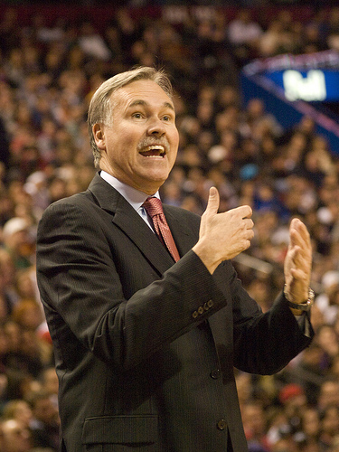 Lakers head coach Mike D'Antoni is running out of time to get the Lakers towards consistency. (Matt Hickey/Flickr)