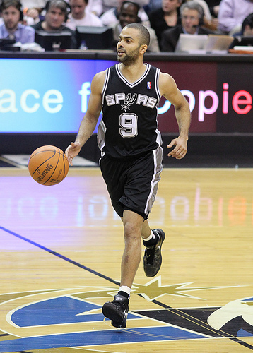 Tony Parker, the 2007 NBA Finals MVP, is the only point guard to be named an All-Star and win the NBA title in the same season since 1990. (Keith Allison/Creative Commons)