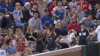 This young fan's sly switcheroo was caught on camera. Well played. (@Cut4/Twitter)