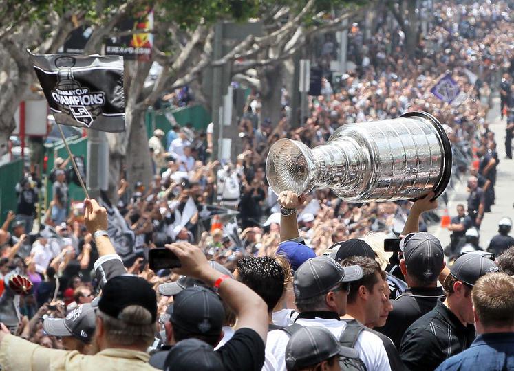 The Kings recent success has transformed the city into a veritable hockey town. (Getty Images)